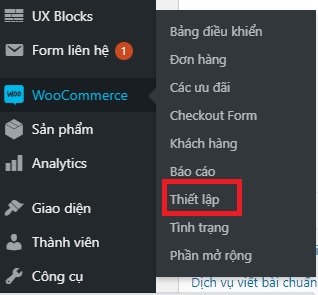 cấu hình email nhận đơn hàng