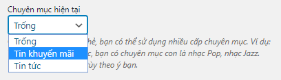 thêm sửa xóa chuyên mục