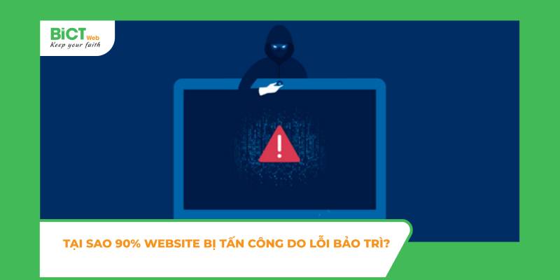 website bị tấn công do lỗi bảo trì