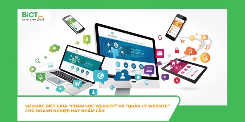 chăm sóc website và quản lý website