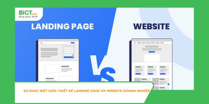 Landing Page và Website: Khác biệt bạn cần biết