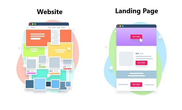 Landing Page và Website: Khác biệt bạn cần biết