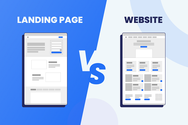 Landing Page và Website: Khác biệt bạn cần biết