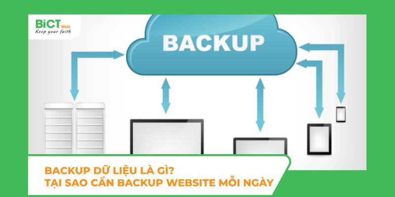 Tại sao cần backup website mỗi ngày