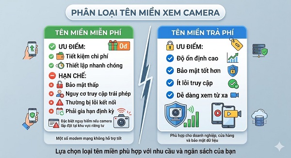 Cách kiểm tra tên miền camera