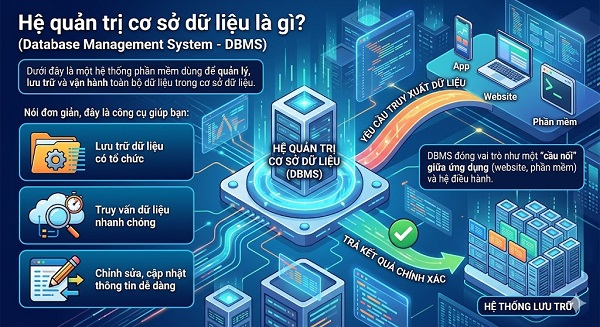 Hệ quản trị cơ sở dữ liệu là gì?