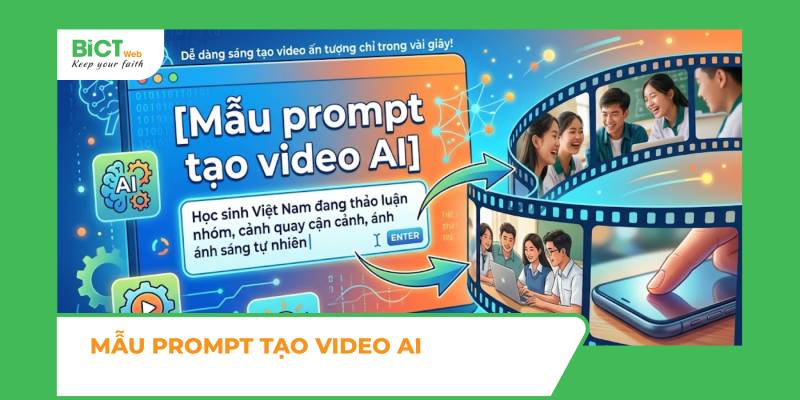 Mẫu prompt tạo video AI